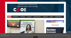 Desktop Screenshot of cpoepalencia.es